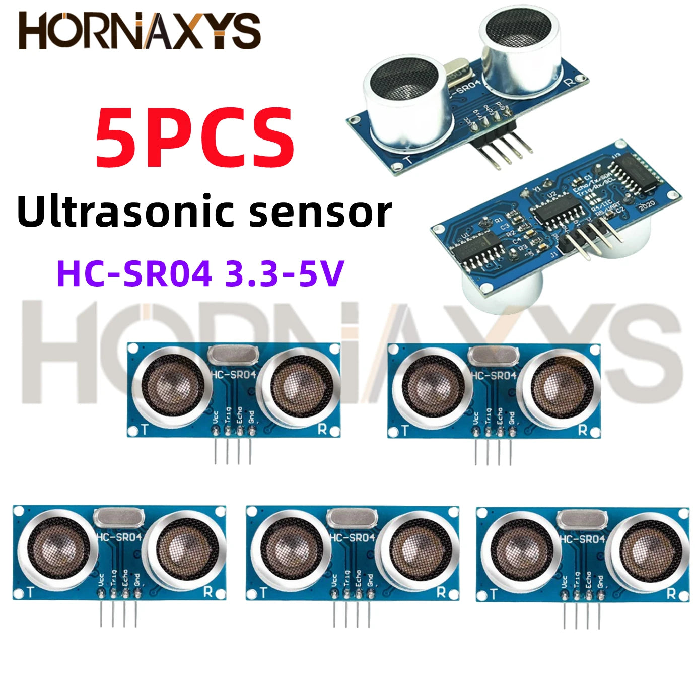 1-10PCS/Ultrasonic sensor HC-SR04 HCSR04 to world Wave Detector Ranging Module HC SR04 detail image 3