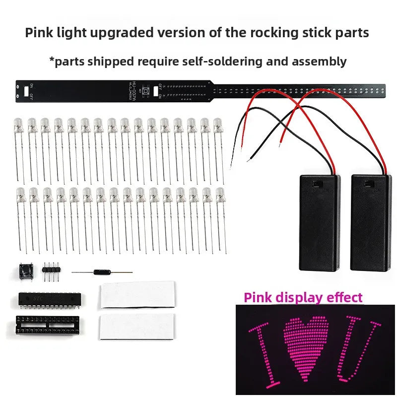 Shake Stick ElectronicDIYKit 32BitLEDFlashing light51Single-chip Microcomputer Production detail image 9