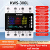 KWS-306 Voltmeter Ammeter Power Meter AC 85-290V 80A 3-phase 4-wire DIN-Rail Meter Power detail image 8