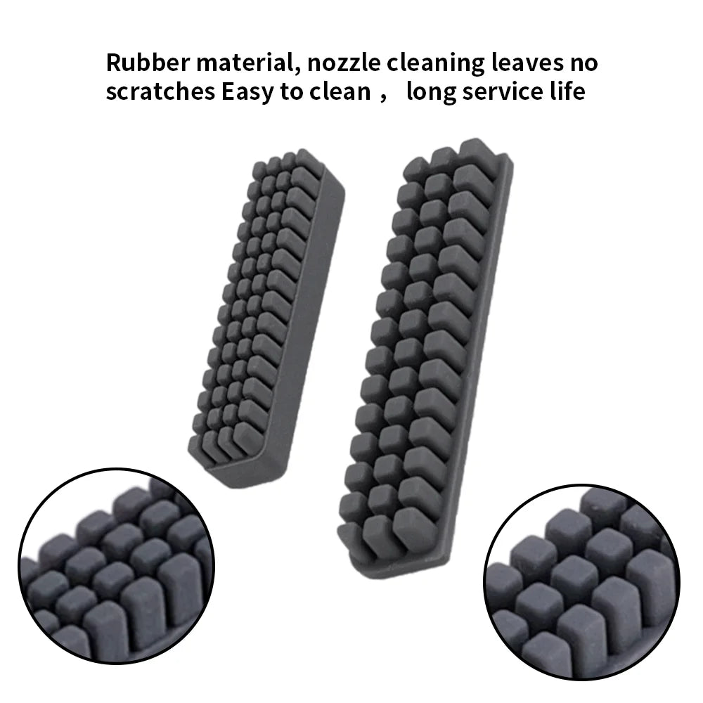 For Bambu Lab A1/A1mini Hotend Nozzle Brush Wiper Silicone Brush Mounted Scrubbers Cleaning Tool for Bamboo A1 3D Printer Parts