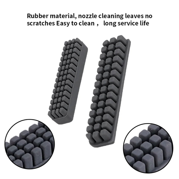 For Bambu Lab A1/A1mini Hotend Nozzle Brush Wiper Silicone Brush Mounted Scrubbers Cleaning Tool for Bamboo A1 3D Printer Parts