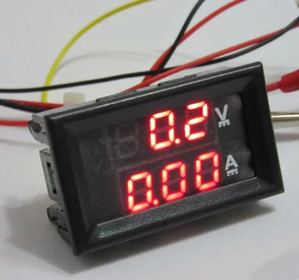 Digital Voltmeter Ammeter DC 100V 10A Amp Voltage Current Meter Tester 0.28 Inch Dual LED detail image 7