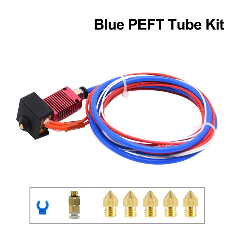 3D Printer Parts Hotend Assembled Extruder Metal Hotend Kit for Creality Ender 3 Ender3 V2 Ender 3 Pro CR10s Hotend Extruder Kit