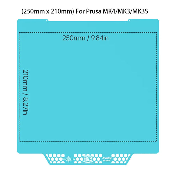 BIGTREETECH Glacier Panda Build Plate Spring Steel Cool Plate CryoGrip Double-Sided For BambuLab H2D P1 X1 A1 Kobra3 K2 PLUS