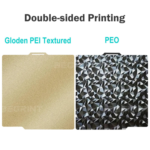 For Bambu Lab P2S Build Plate P1S X2D Pei Textured 257x257 H1H PEY Peo Sheet Spring Steel For Bambulab P2S Bamboo P1P Hot Bed