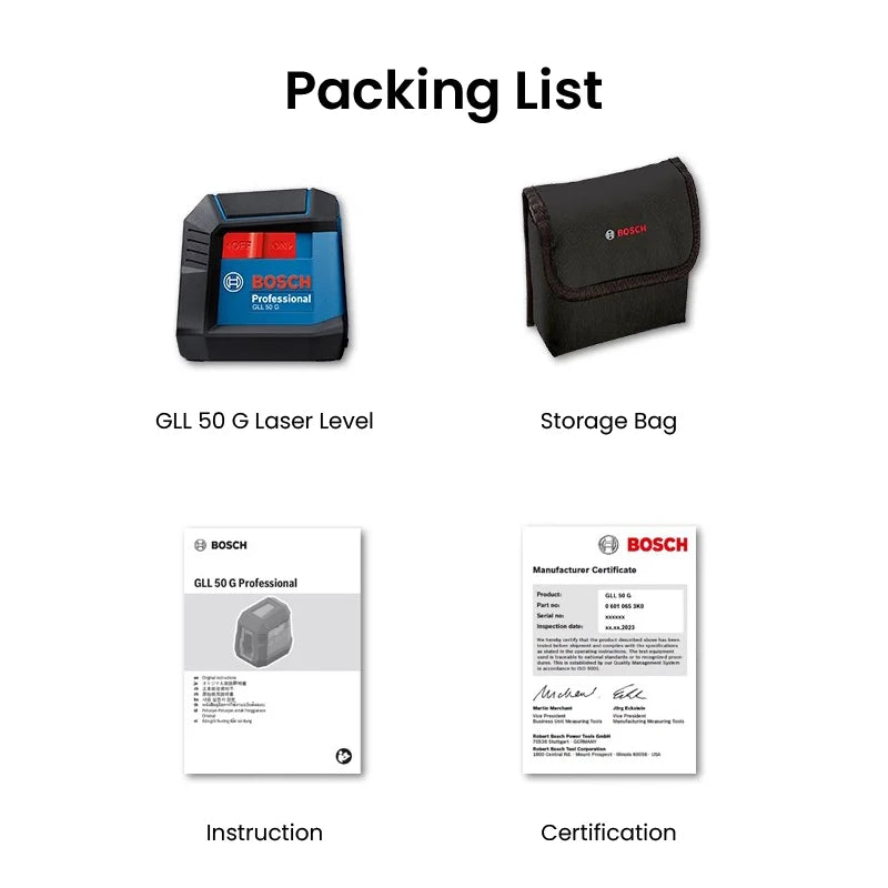 Bosch Professional Laser Level Green Beam Self-Leveling Cross-Line Laser Gradienter detail image 7