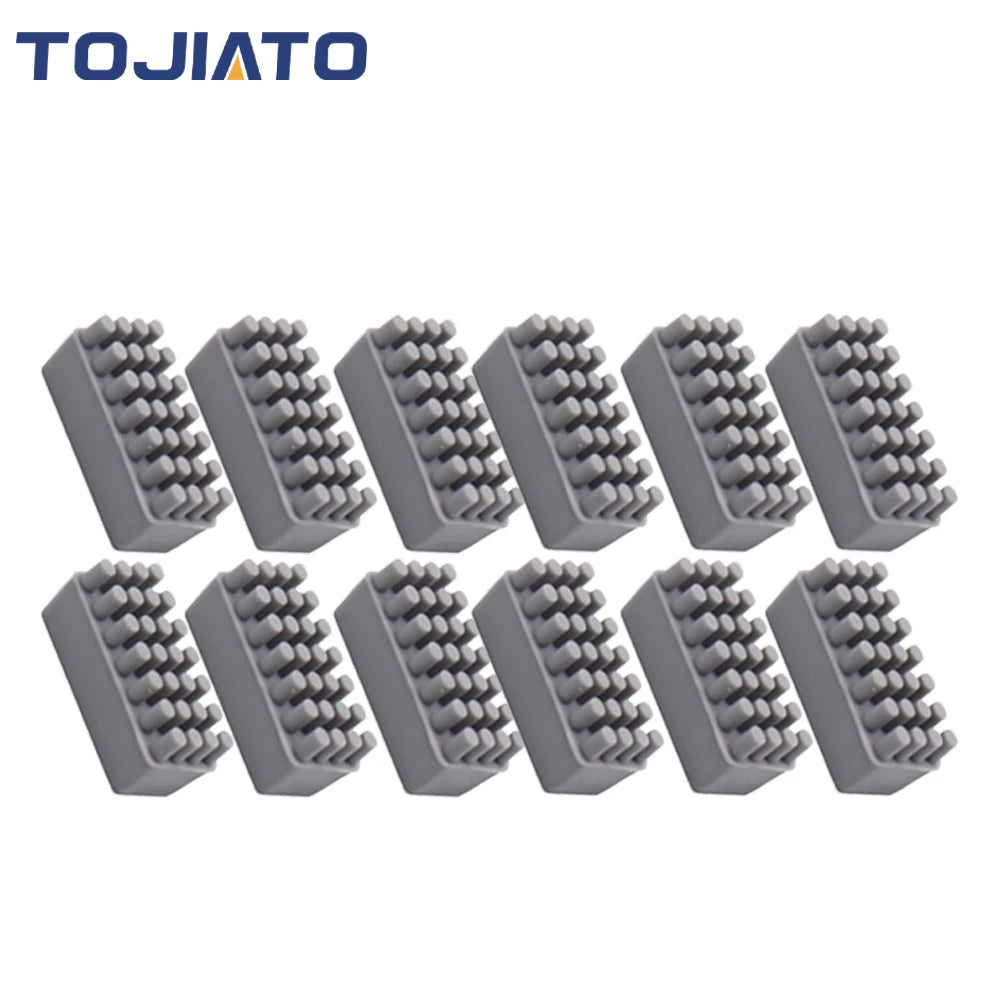 Nozzle Brush for Bambu Lab P1P P1S X1 Nozzle Wiper Silicone Brush Mounted Scrubbers Print Head Cleaner Printer Head Wiping Parts