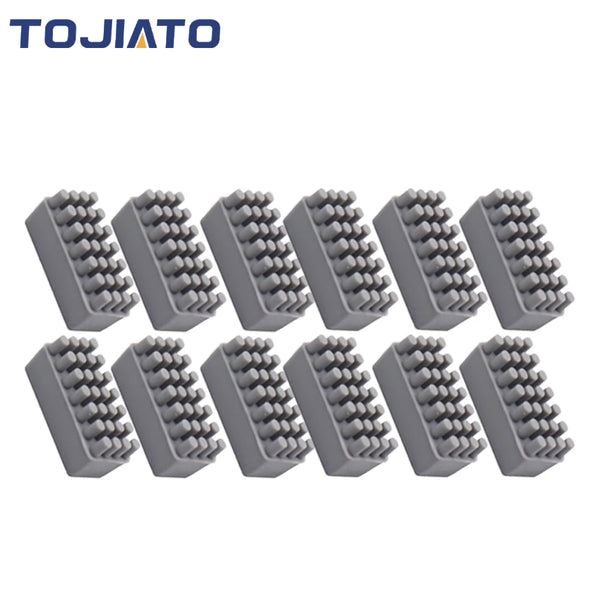 Nozzle Brush for Bambu Lab P1P P1S X1 Nozzle Wiper Silicone Brush Mounted Scrubbers Print Head Cleaner Printer Head Wiping Parts