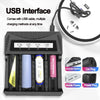 Intelligent LCD Battery USB Charger - 1/2/4 Slots for 18650 4.2V Li-ion & 1.2V Ni-MH AA/AAA detail image 2