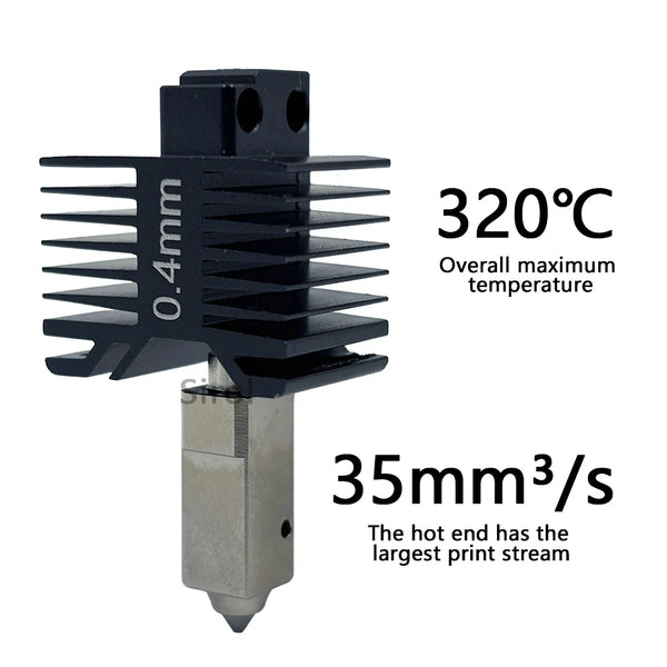 For Bambu Lab P1S Hotend Bambulab X1C Nozzle P1S P1P X1 Printhead Hardened Steel Integrated Design Prevents Material Leakage