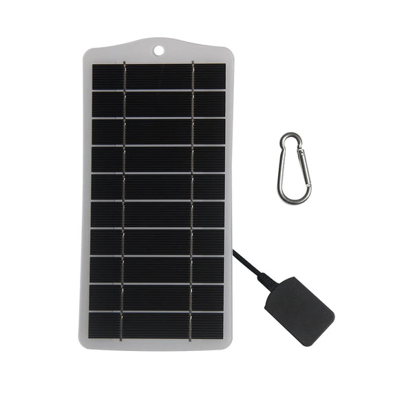 5W 5V Solar Panel Charger for iPhone Mobile Power Bank, Portable Outdoor Solar Charger detail image 4