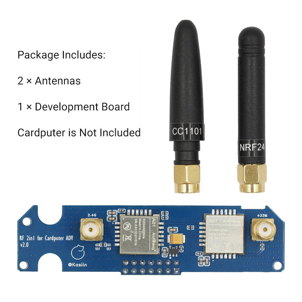 Upgraded 2-in-1 RF Module For M5Stack Cardputer ADV NRF24+CC1101 Compatible, 2.4GHz 433MHz detail image 7