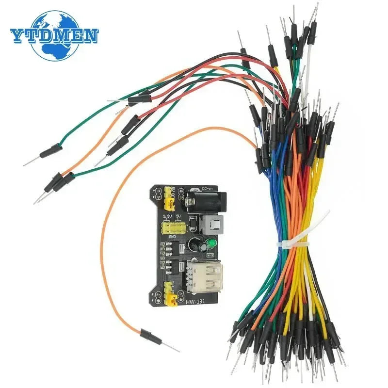 MB102 Breadboard Power Module 3.3V/5V MB-102 830 Points Prototype Bread Board +65pcs Jumper detail image 4