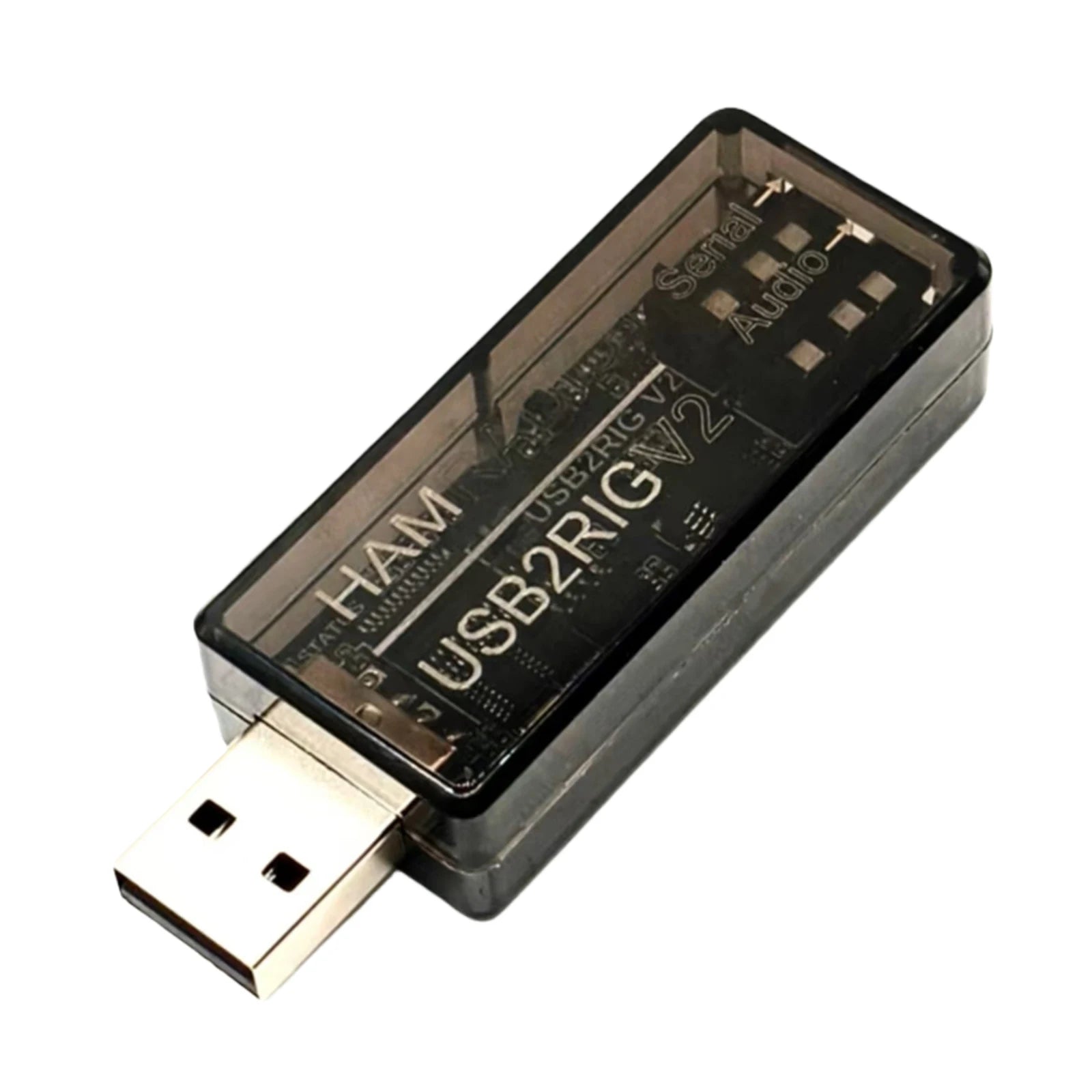 USB2RIG V2 USB Sound Card Connector Supporting PTT Control Radio Sound Adapter Amateur Radio detail image 2