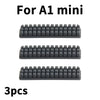 For Bambu Lab A1 Mini Nozzle Wiper Silicone Brush Cleaner Tool Hotbed Mounted For Bambu Lab 3D Printers A1/A1 Mini Accessories