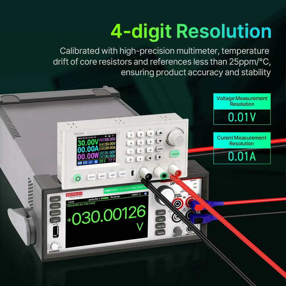 RD RD6030 RD6030W 60V 30A DC Adjustable Step Down Voltage Bench Regulated Power Supply Buck detail image 4