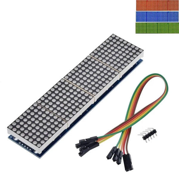 MAX7219 dot matrix module microcontroller module 4 in one display MAX7219 dot matrix module microcontroll product image