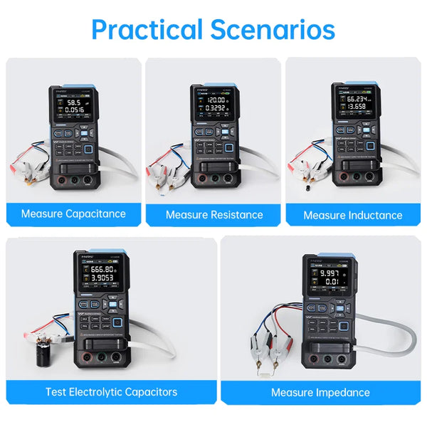 FNIRSI LC1020E Handheld Digital Bridge LCR Meter Auto-Ranging Inductance, Capacitance detail image 6