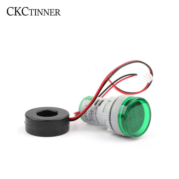 22mm AD16-22DVA Round LED Dual Display Volt Ampermeter Voltmeter 60-500V Ammeter Digital detail image 10