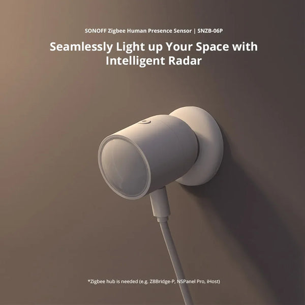 SONOFF Zigbee Human Presence Sensor SNZB-06P Presence Detection Light Sensing Smart Home detail image 2