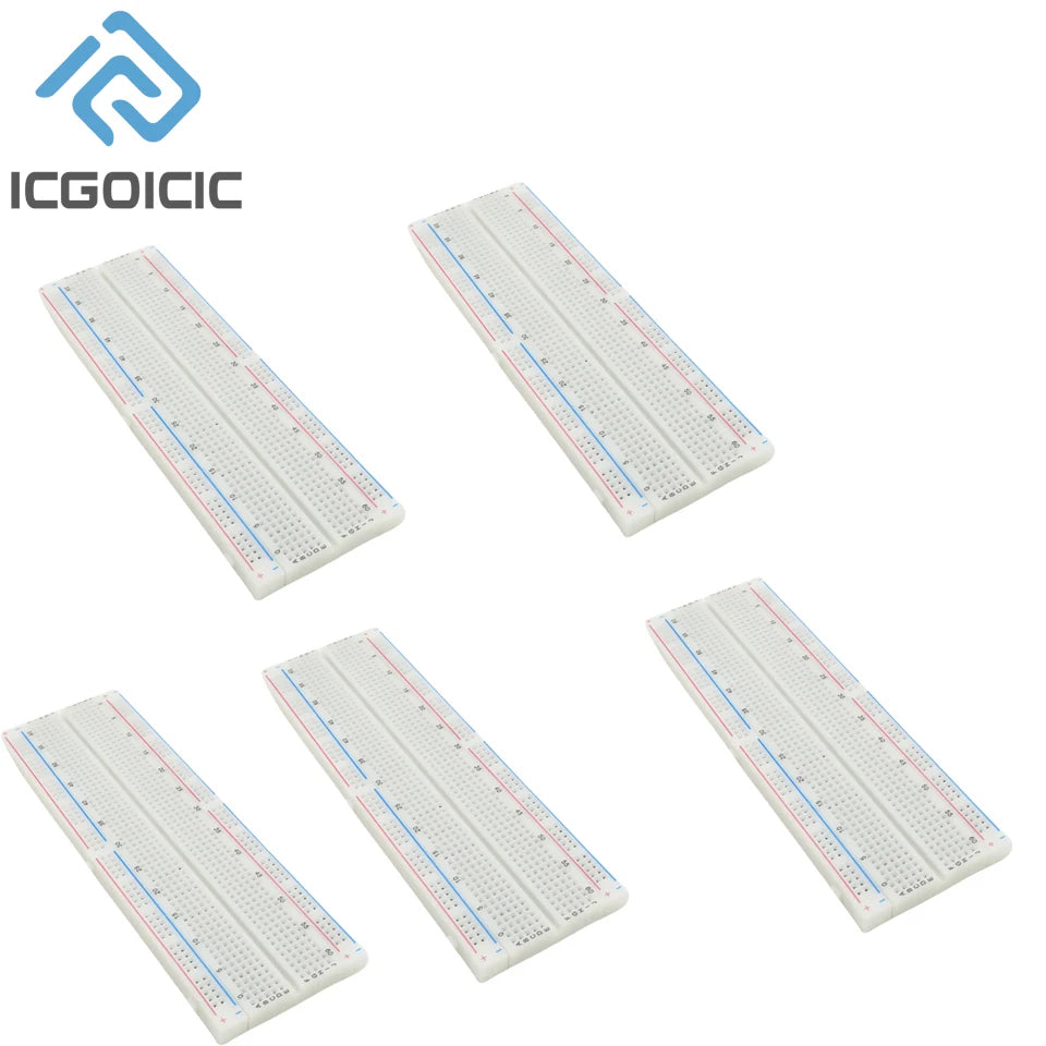 1-10PCS Breadboard 830 Point PCB Bread Board MB-102 Prototype PCB Solderless Breadboard detail image 9