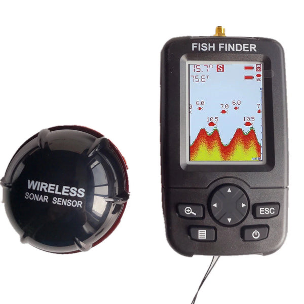 100M Portable Sonar Fish Finders Fishing lure Echo Sounder Fishing Finder Alarm Transducer detail image 8