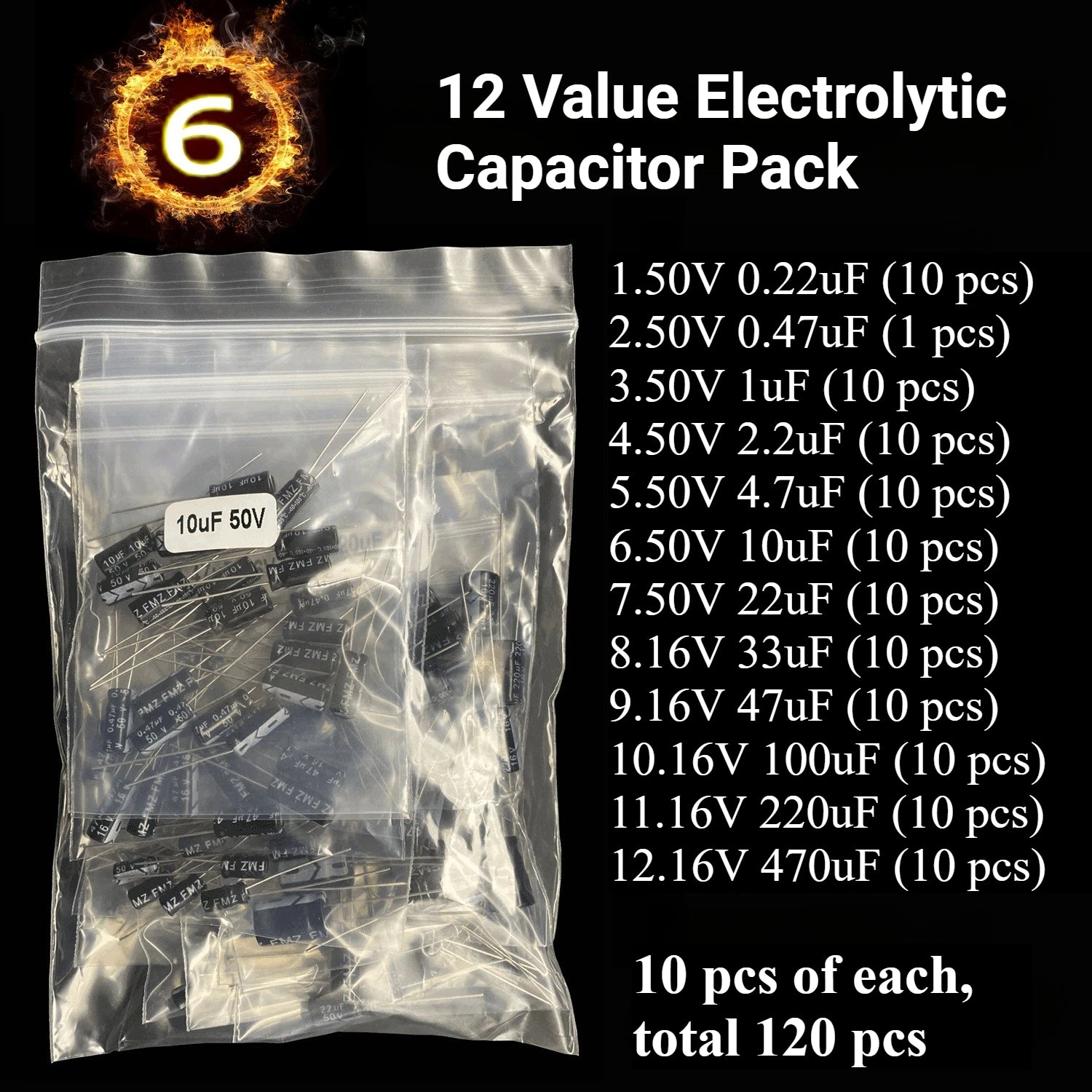 1500Pcs Electronic Components Starter Kit Resistor Capacitor LED Diode Transistor Assortment detail image 12