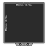 BIGTREETECH Glacier Panda Build Plate Spring Steel Cool Plate CryoGrip Double-Sided For BambuLab H2D P1 X1 A1 Kobra3 K2 PLUS