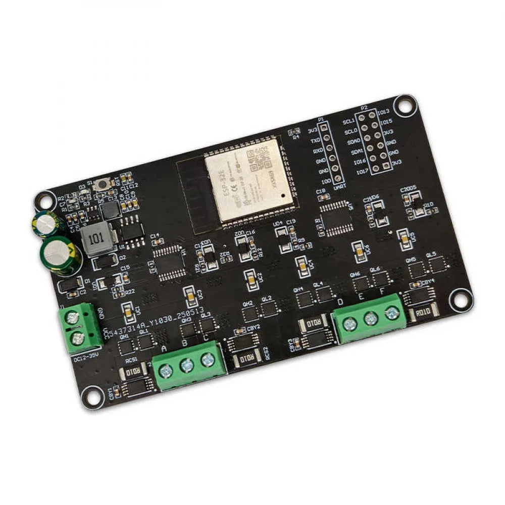 ESP32 Simple FOC Dual-way Brushless Motor Drive Board Onboard ESP32-WROOM-32E Module DC12V detail image 3