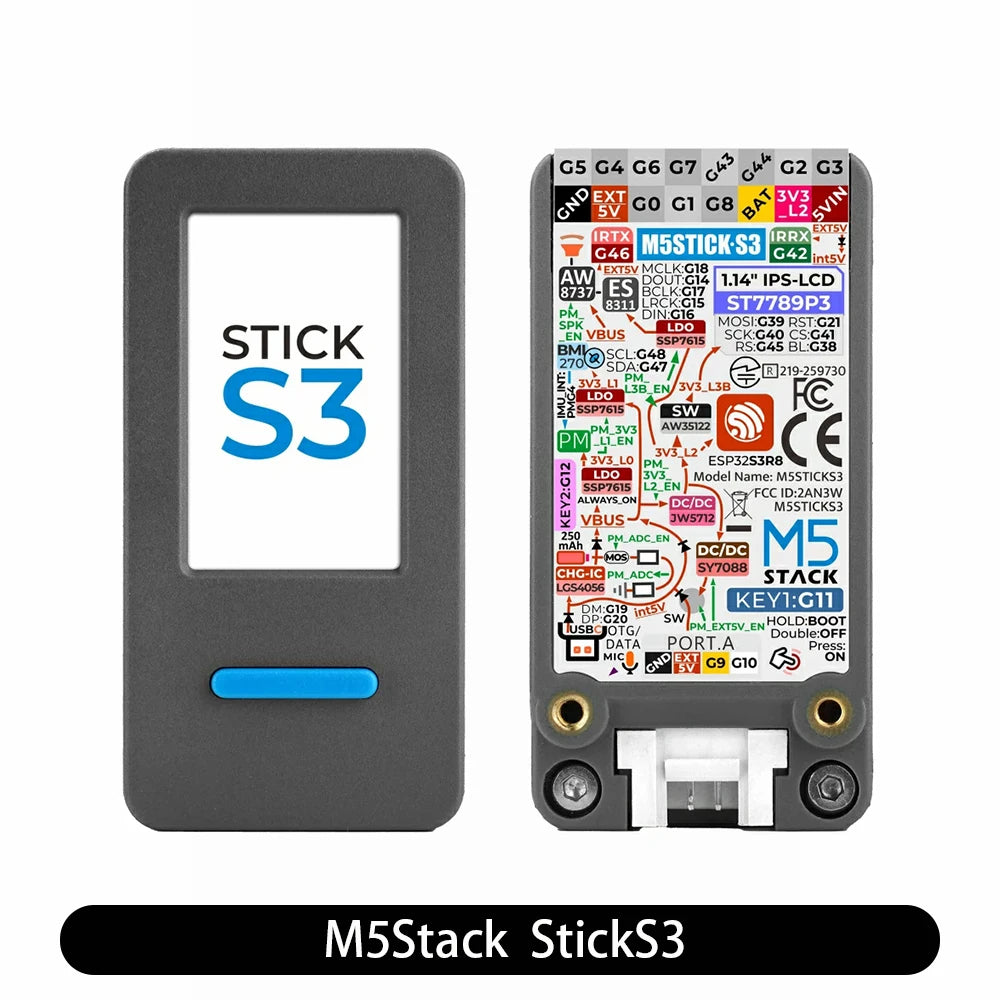 M5Stack StickS3 StickC PLUS2 Upgraded Version ESP32-S3 8MB Programmable Controller BT WiFi detail image 23