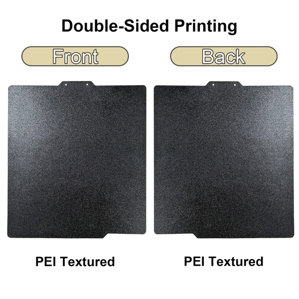 P2S PEO Bambu X1 P1 A1 Build Plate 257x257 PEI Bed Plate Double Side Smooth Texture Spring Steel Sheet For Bambu Lab P1S Heatbed