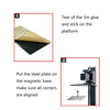 Resin Build Plate for ELEGOO Saturn 8K/Saturn S 4K/Mars 5 Ultra 9K/Mars Pro 3D Printer Magnetic Flexible Steel Build Plate