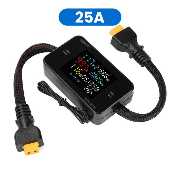 KWS-DC26 Digital Voltmeter Ammeter DC8-80V Power Energy Meter Color Screen Electric Vehicle detail image 7