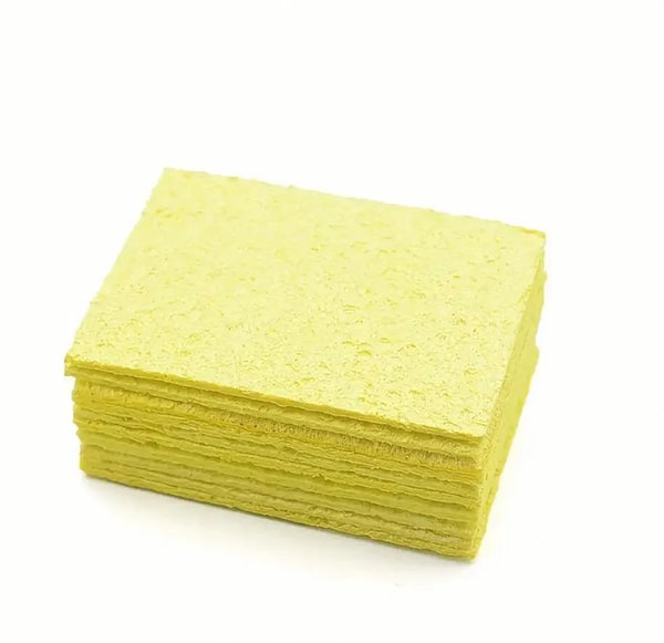 Soldering Iron Tips Cleaning Sponge 10/100pcs High Temperature Resistant Spong for Electric Soldering Iron Removal Tin