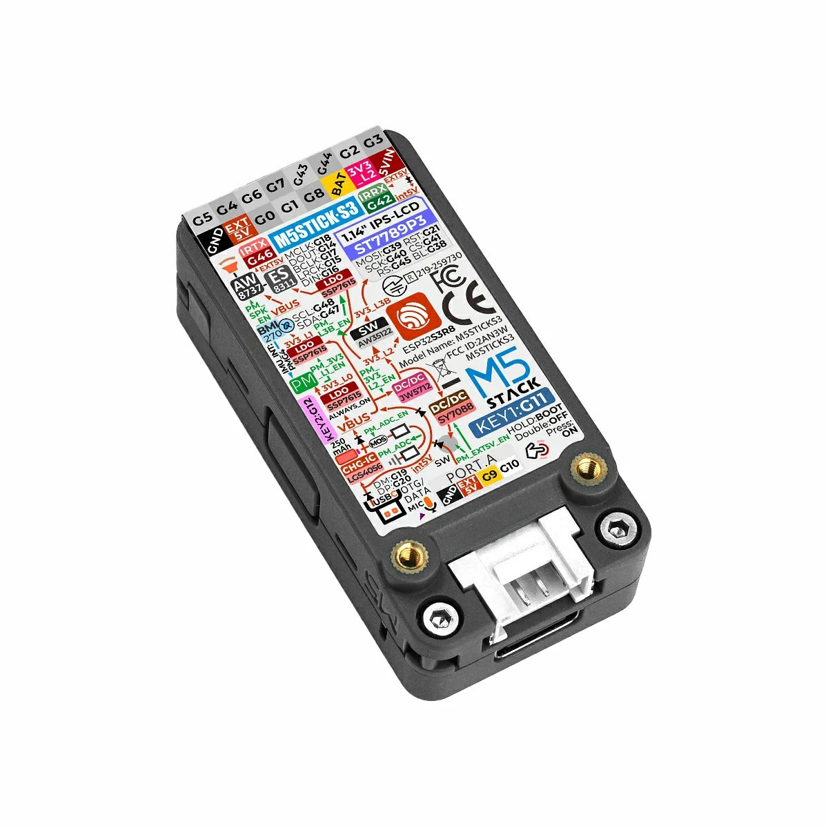 M5Stack StickS3 StickC PLUS2 Upgraded Version ESP32-S3 8MB Programmable Controller BT WiFi detail image 12