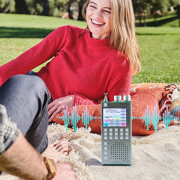Dual Modes RDS Data Display Radio 2500mAh Hand-Held Radio Receiver ESP138 ESP32 SI4732 for detail image 3