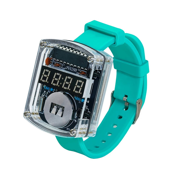 Electronic Watch DIY Kit LED Digital Tube Display Microcontroller Clock Assembly Circuit detail image 3
