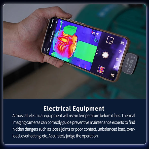 UNI-T Thermal Imager For Smart Phone UTI260M UTI256M 256x192 Pixel Thermographic Camera detail image 6