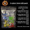 1500Pcs Electronic Components Starter Kit Resistor Capacitor LED Diode Transistor Assortment detail image 7