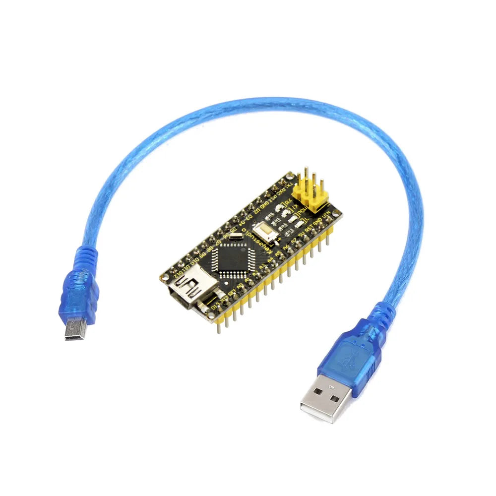 Keyestudio16MHz ATMEGA328P CH340 NANO Development Board With Bootloader+USBCable Compatible detail image 8