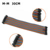 40PIN 10CM 20CM 30CM Dupont Line Male to Male + Female to Male and Female to Female Jumper Dupont Wire Cable for Arduino DIY KIT