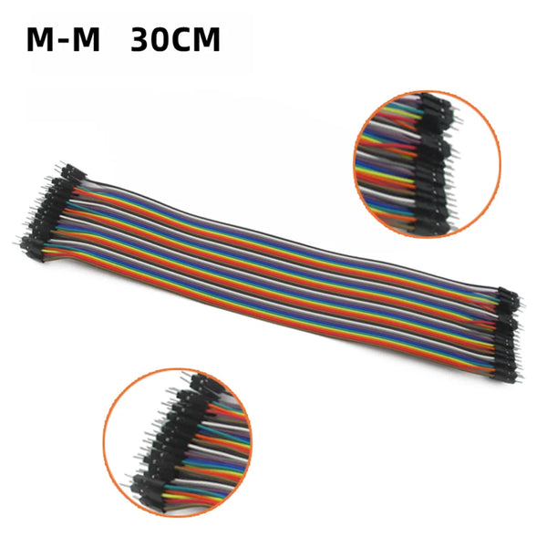 40PIN 10CM 20CM 30CM Dupont Line Male to Male + Female to Male and Female to Female Jumper Dupont Wire Cable for Arduino DIY KIT