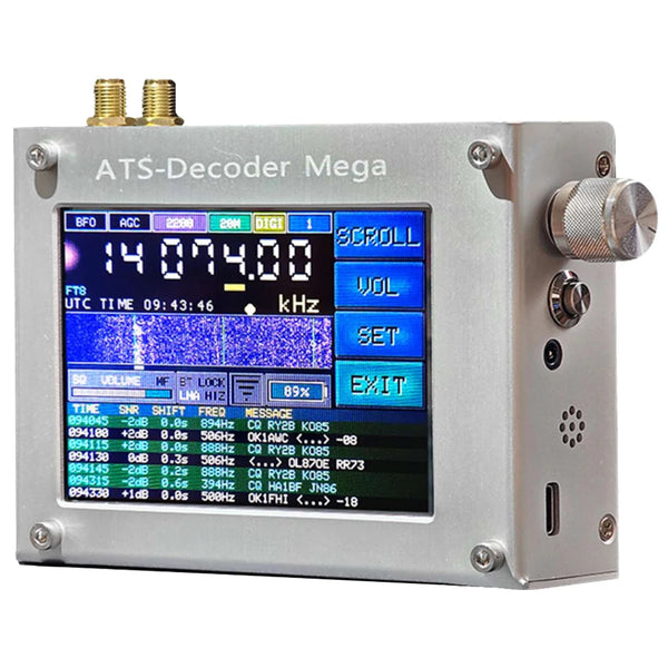 ATS-Decoder Radio Receiver FM RDS AM LW MW SW SSB DSP Si4732 Portable Shortwave Radio Receiver 4inch Touc product image