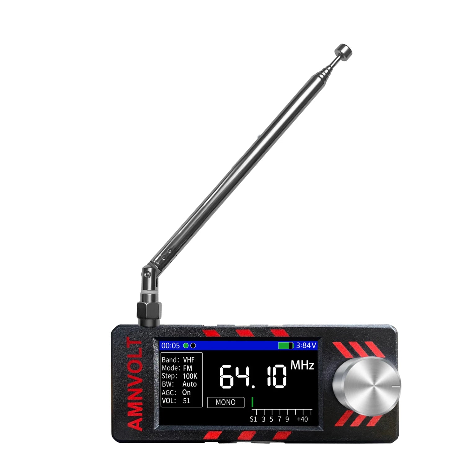 V3S AMNVOLT Mini SI4732 DSP Radio Receiver with Hi-Z, FM AM SSB LSB USB Mode, SI4732 DSP detail image 7