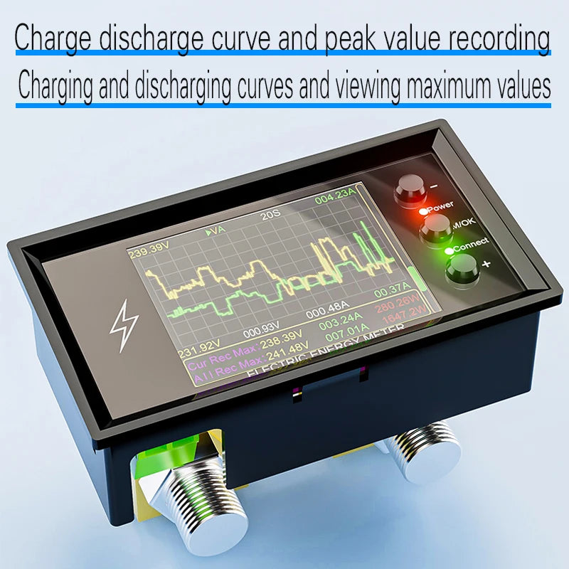 CW20 DC0-420V WiFi Tuya Smart Digital Lithium Battery Capacity Detection Tester DC Display detail image 3