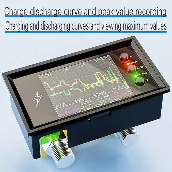 CW20 DC0-420V WiFi Tuya Smart Digital Lithium Battery Capacity Detection Tester DC Display detail image 3