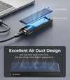 ORICO M.2 SATA NVMe Enclosure 10Gbps External SSD Case Type C USB A 3.2 Gen 2 Hard Drive Disk Cover M2 2230 Storage Box House