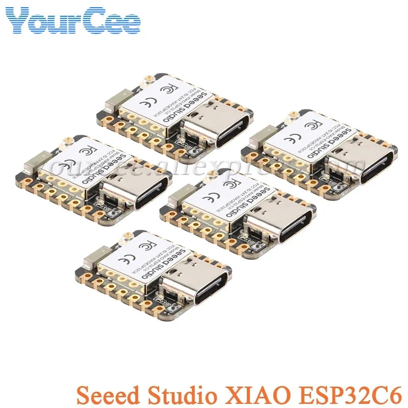 10pcs/1pc ESP32 Seeed Studio XIAO ESP32C6 WiFi 6+Bluetooth-compatible Ble 5 Zigbee Matter detail image 19