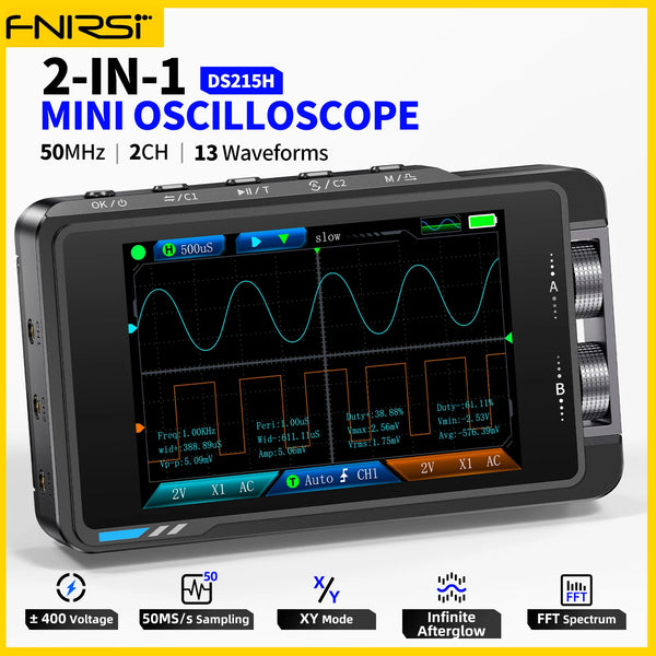 FNIRSI DS215H 2 in 1 Mini Repair tool, Dual channel product image