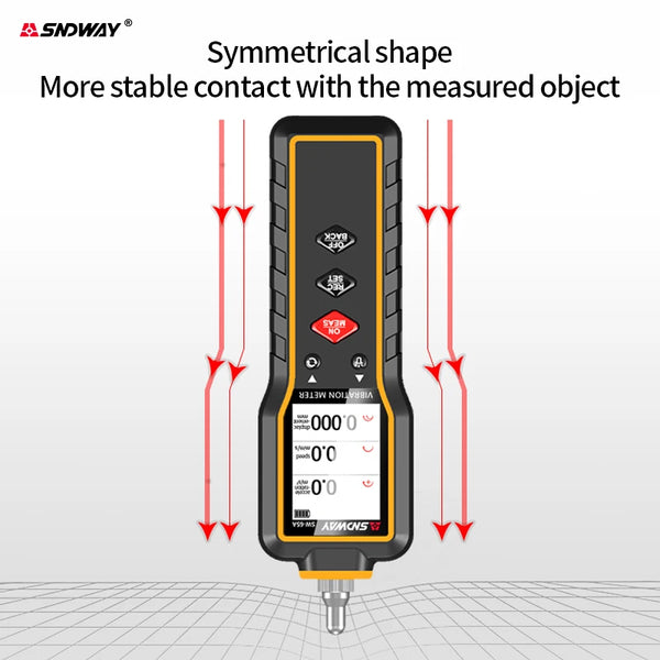 SNDWAY Vibration Analyzer Digital Vibration Meter Device Probe Analizador De Vibraciones detail image 5